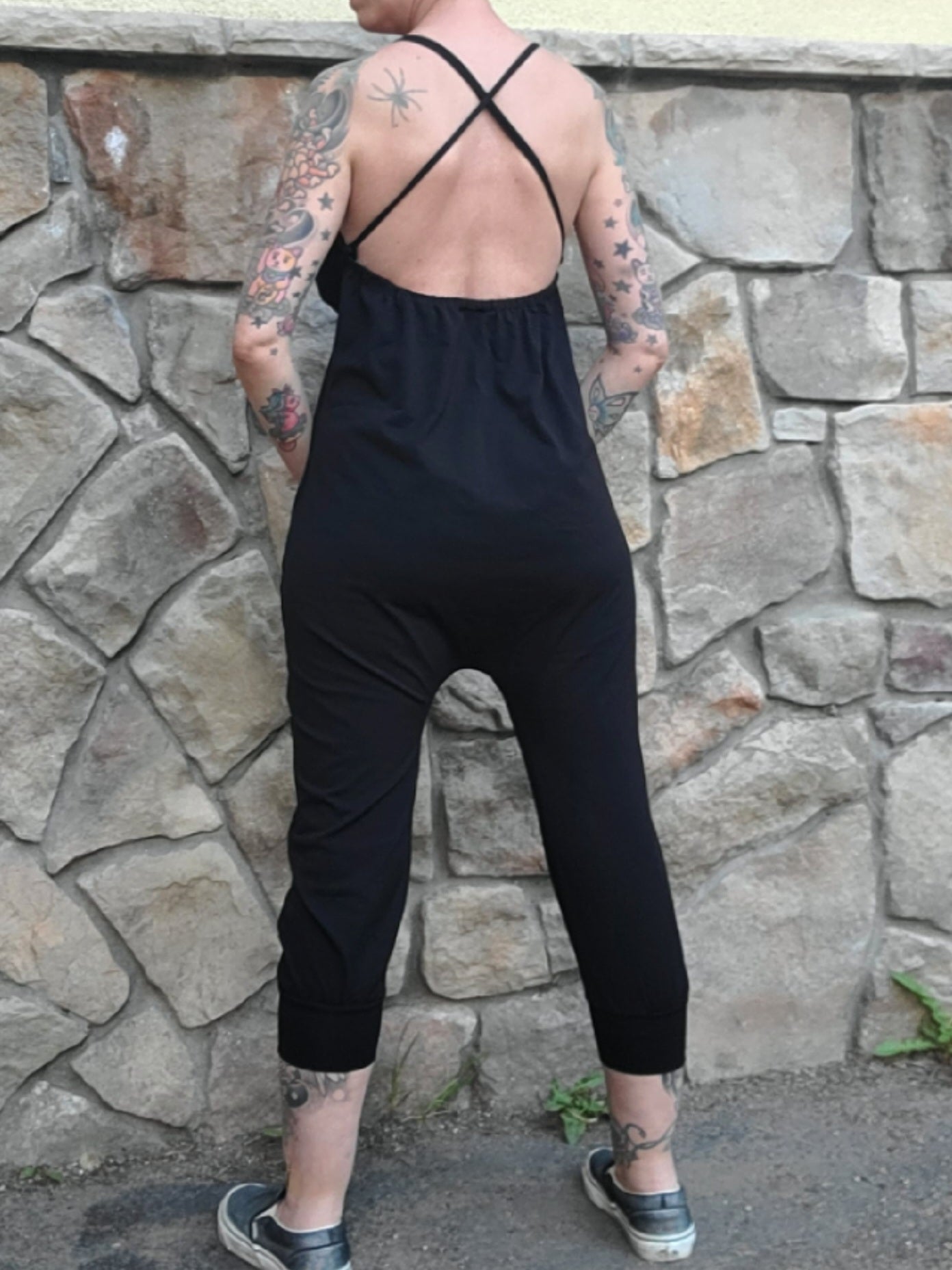 Yoga Onesie Capri - Black